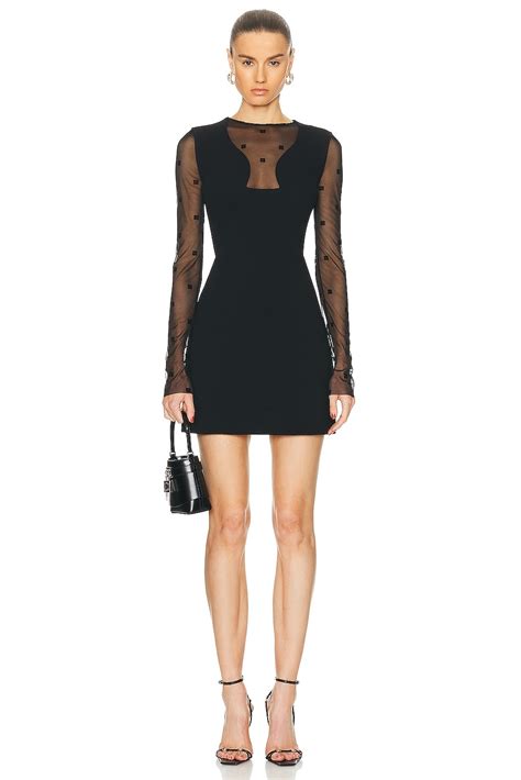 givenchy tulle mini dress